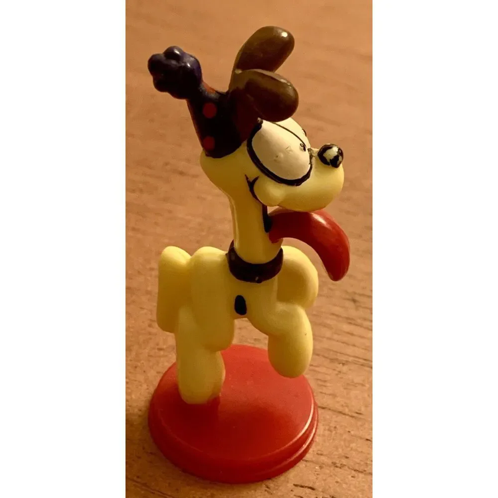 Vintage Garfield‎ Odie Plastic Figure/ Cake Topper 2